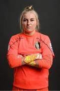 8 February 2022; Goalkeeper Summer Lawless during a Peamount United squad portrait session at PRL Park in Greenogue, Dublin. Photo by Stephen McCarthy/Sportsfile