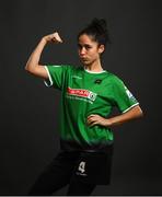 8 February 2022; Rebekah Carroll during a Peamount United squad portrait session at PRL Park in Greenogue, Dublin. Photo by Stephen McCarthy/Sportsfile