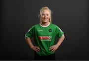 8 February 2022; Michelle Doonan during a Peamount United squad portrait session at PRL Park in Greenogue, Dublin. Photo by Stephen McCarthy/Sportsfile