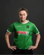 8 February 2022; Rebecca McMahon during a Peamount United squad portrait session at PRL Park in Greenogue, Dublin. Photo by Stephen McCarthy/Sportsfile
