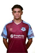 9 February 2022; Mohamed Boudiaf during a Drogheda United squad portrait session at United Park in Drogheda, Louth. Photo by Sam Barnes/Sportsfile