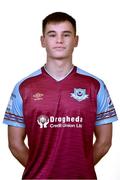9 February 2022; Evan Weir during a Drogheda United squad portrait session at United Park in Drogheda, Louth. Photo by Sam Barnes/Sportsfile
