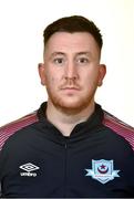 9 February 2022; First team coach Sean Brennan during a Drogheda United squad portrait session at United Park in Drogheda, Louth. Photo by Sam Barnes/Sportsfile