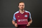 9 February 2022; Keith Cowan during a Drogheda United squad portrait session at United Park in Drogheda, Louth. Photo by Sam Barnes/Sportsfile
