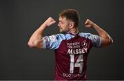 9 February 2022; Dane Massey during a Drogheda United squad portrait session at United Park in Drogheda, Louth. Photo by Sam Barnes/Sportsfile