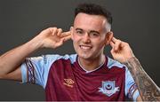 9 February 2022; Dylan Grimes during a Drogheda United squad portrait session at United Park in Drogheda, Louth. Photo by Sam Barnes/Sportsfile
