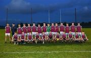 10 February 2022; The NUI Galway squad before the during the Electric Ireland HE GAA Sigerson Cup Semi-Final match between NUI Galway and MTU Kerry at Mick Neville Park in Rathkeale, Limerick. Photo by Diarmuid Greene/Sportsfile