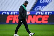 11 February 2022; Head coach Andy Farrell during the Ireland captain's run at Stade de France in Paris, France. Photo by Brendan Moran/Sportsfile