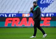 11 February 2022; Head coach Andy Farrell during the Ireland captain's run at Stade de France in Paris, France. Photo by Brendan Moran/Sportsfile