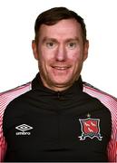 10 February 2022; Assistant manager Patrick Cregg during a Dundalk FC squad portrait session at Oriel Park in Dundalk, Louth. Photo by Ben McShane/Sportsfile