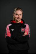 10 February 2022; Sports scientist Claire Dunne during a Dundalk squad portrait session at Oriel Park in Dundalk, Louth. Photo by Stephen McCarthy/Sportsfile