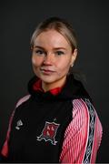 10 February 2022; Sports scientist Claire Dunne during a Dundalk squad portrait session at Oriel Park in Dundalk, Louth. Photo by Stephen McCarthy/Sportsfile