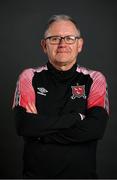 10 February 2022; First team manager Dave Mackey during a Dundalk squad portrait session at Oriel Park in Dundalk, Louth. Photo by Stephen McCarthy/Sportsfile