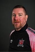 10 February 2022; Coach Liam Burns during a Dundalk squad portrait session at Oriel Park in Dundalk, Louth. Photo by Stephen McCarthy/Sportsfile