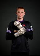 10 February 2022; Goalkeeper Nathan Sheppard during a Dundalk squad portrait session at Oriel Park in Dundalk, Louth. Photo by Stephen McCarthy/Sportsfile