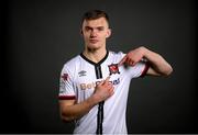 10 February 2022; Lewis Macari during a Dundalk squad portrait session at Oriel Park in Dundalk, Louth. Photo by Stephen McCarthy/Sportsfile