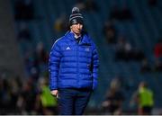 11 February 2022; Leinster head coach Leo Cullen before the United Rugby Championship match between Leinster and Edinburgh at the RDS Arena in Dublin. Photo by Sam Barnes/Sportsfile
