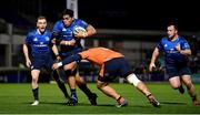 11 February 2022; Michael Ala'alatoa of Leinster in action against Lee-Roy Atalifo of Edinburgh during the United Rugby Championship match between Leinster and Edinburgh at the RDS Arena in Dublin. Photo by Sam Barnes/Sportsfile