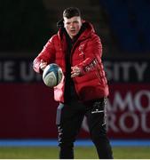 11 February 2022; Munster's Josh Wycherley before the United Rugby Championship match between Glasgow Warriors and Munster at Scotstoun Stadium in Glasgow, Scotland. Photo by Paul Devlin/Sportsfile