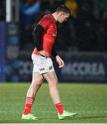 11 February 2022; Chris Farrell of Munster dejected after the United Rugby Championship match between Glasgow Warriors and Munster at Scotstoun Stadium in Glasgow, Scotland. Photo by Paul Devlin/Sportsfile