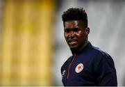 11 February 2022; St Patrick's Athletic goalkeeper Joseph Anang before the FAI President's Cup match between Shamrock Rovers and St Patrick's Athletic at Tallaght Stadium in Dublin. Photo by Stephen McCarthy/Sportsfile