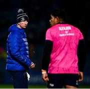 11 February 2022; Leinster head coach Leo Cullen before the United Rugby Championship match between Leinster and Edinburgh at the RDS Arena in Dublin. Photo by David Fitzgerald/Sportsfile