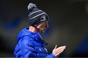 11 February 2022; Leinster head coach Leo Cullen before the United Rugby Championship match between Leinster and Edinburgh at the RDS Arena in Dublin. Photo by Sam Barnes/Sportsfile