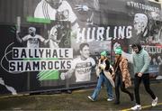 12 February 2022; Supporters arrive for the AIB GAA Hurling All-Ireland Senior Club Championship Final match between Ballygunner, Waterford, and Shamrocks, Kilkenny, at Croke Park in Dublin. Photo by Stephen McCarthy/Sportsfile