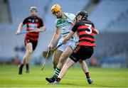 12 February 2022; Colin Fennelly of Shamrocks in action against Barry Coughlan of Ballygunner during the AIB GAA Hurling All-Ireland Senior Club Championship Final match between Ballygunner, Waterford, and Shamrocks, Kilkenny, at Croke Park in Dublin. Photo by Stephen McCarthy/Sportsfile