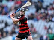 12 February 2022; Pauric Mahony of Ballygunner takes a free during the AIB GAA Hurling All-Ireland Senior Club Championship Final match between Ballygunner, Waterford, and Shamrocks, Kilkenny, at Croke Park in Dublin. Photo by Piaras Ó Mídheach/Sportsfile