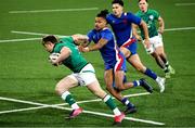 11 February 2022; Patrick Campbell of Ireland and Jefferson Joseph of France during the U20 Six Nations Rugby Championship match between France and Ireland at Stade Maurice David in Aix-en-Provence, France. Photo by Manuel Blondeau/Sportsfile
