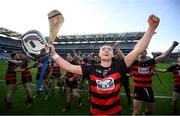 12 February 2022; Pauric Mahony of Ballygunner celebrates after the AIB GAA Hurling All-Ireland Senior Club Championship Final match between Ballygunner, Waterford, and Shamrocks, Kilkenny, at Croke Park in Dublin. Photo by Stephen McCarthy/Sportsfile