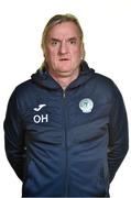 10 February 2022; Finn Harps manager Ollie Horgan during a Finn Harps squad portrait session at Letterkenny Community Centre in Donegal. Photo by Sam Barnes/Sportsfile