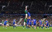 12 February 2022; James Ryan of Ireland wins possession in the lineout against Cameron Woki of France during the Guinness Six Nations Rugby Championship match between France and Ireland at Stade de France in Paris, France. Photo by Seb Daly/Sportsfile