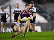 12 February 2022; Hugh Kenny of Kilmacud Crokes in action against Ryan McEvoy of Kilcoo during the AIB GAA Football All-Ireland Senior Club Championship Final match between Kilcoo, Down, and Kilmacud Crokes, Dublin, at Croke Park in Dublin. Photo by Piaras Ó Mídheach/Sportsfile