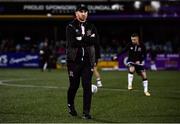 11 February 2022; Dundalk head coach Stephen O'Donnell before the Jim Malone Cup match between Dundalk and Drogheda United at Oriel Park in Dundalk, Louth. Photo by Ben McShane/Sportsfile