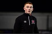 11 February 2022; Dundalk goalkeeper Nathan Shepperd before the Jim Malone Cup match between Dundalk and Drogheda United at Oriel Park in Dundalk, Louth. Photo by Ben McShane/Sportsfile