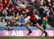 12 February 2022; Harry Ruddle of Ballygunner on his way to scoring his side's second goal during the AIB GAA Hurling All-Ireland Senior Club Championship Final match between Ballygunner, Waterford, and Shamrocks, Kilkenny, at Croke Park in Dublin. Photo by Stephen McCarthy/Sportsfile