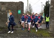 13 February 2022; The Cork team arrive before the Allianz Hurling League Division 1 Group A match between Offaly and Cork at St. Brendan's Park in Birr, Offaly. Photo by Michael P Ryan/Sportsfile