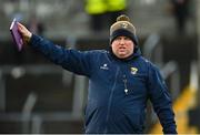 13 February 2022; Wexford manager Darragh Egan prior to the Allianz Hurling League Division 1 Group A match between Clare and Wexford at Cusack Park in Ennis, Clare. Photo by Diarmuid Greene/Sportsfile