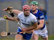 13 February 2022; Jack Fagan of Waterford in action against Ross King of Laois during the Allianz Hurling League Division 1 Group B match between Waterford and Laois at Walsh Park in Waterford. Photo by Piaras Ó Mídheach/Sportsfile