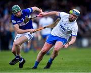 13 February 2022; Stephen Bennett of Waterford in action against Diarmuid Conway of Laois during the Allianz Hurling League Division 1 Group B match between Waterford and Laois at Walsh Park in Waterford. Photo by Piaras Ó Mídheach/Sportsfile