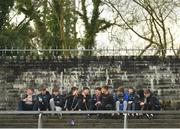 13 February 2022; A group of young spectators during the Allianz Hurling League Division 1 Group A match between Clare and Wexford at Cusack Park in Ennis, Clare. Photo by Diarmuid Greene/Sportsfile