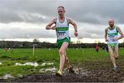 13 February 2022; Mark Kirwan of Raheny Shamrock AC, Dublin, competing in the over 35 men's 7000m at The Irish Life Health National Intermediate, Master, Juvenile B & Relays Cross Country Championships in Castlelyons, Cork. Photo by Sam Barnes/Sportsfile