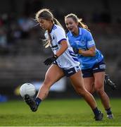 13 February 2022; Lauren McGregor of Waterford in action against Kate McDaid of Dublin during the LIDL Ladies National Football League Division 1B Round 1 match between Waterford and Dublin at Fraher Field in Dungarvan, Waterford. Photo by Ray McManus/Sportsfile