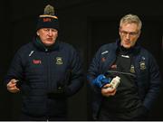 13 February 2022; Tipperary County Board secretary Tim Floyd, left, with Tipperary manager Colm Bonnar before the Allianz Hurling League Division 1 Group B match between Tipperary and Kilkenny at FBD Semple Stadium in Thurles, Tipperary. Photo by Brendan Moran/Sportsfile