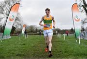 13 February 2022; William Verling of St Nicholas AC, Cork, competing in the under 17 boy's event at The Irish Life Health National Intermediate, Master, Juvenile B & Relays Cross Country Championships in Castlelyons, Cork. Photo by Sam Barnes/Sportsfile