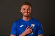 10 February 2022; Rob Slevin during a Finn Harps squad portrait session at Letterkenny Community Centre in Donegal. Photo by Sam Barnes/Sportsfile