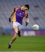 12 February 2022; Aidan Jones of Kilmacud Crokes during the AIB GAA Football All-Ireland Senior Club Championship Final match between Kilcoo, Down, and Kilmacud Crokes, Dublin, at Croke Park in Dublin. Photo by Stephen McCarthy/Sportsfile