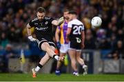 12 February 2022; Kilcoo goalkeeper Niall Kane scores his side's first goal, from a '45, during the AIB GAA Football All-Ireland Senior Club Championship Final match between Kilcoo, Down, and Kilmacud Crokes, Dublin, at Croke Park in Dublin. Photo by Stephen McCarthy/Sportsfile